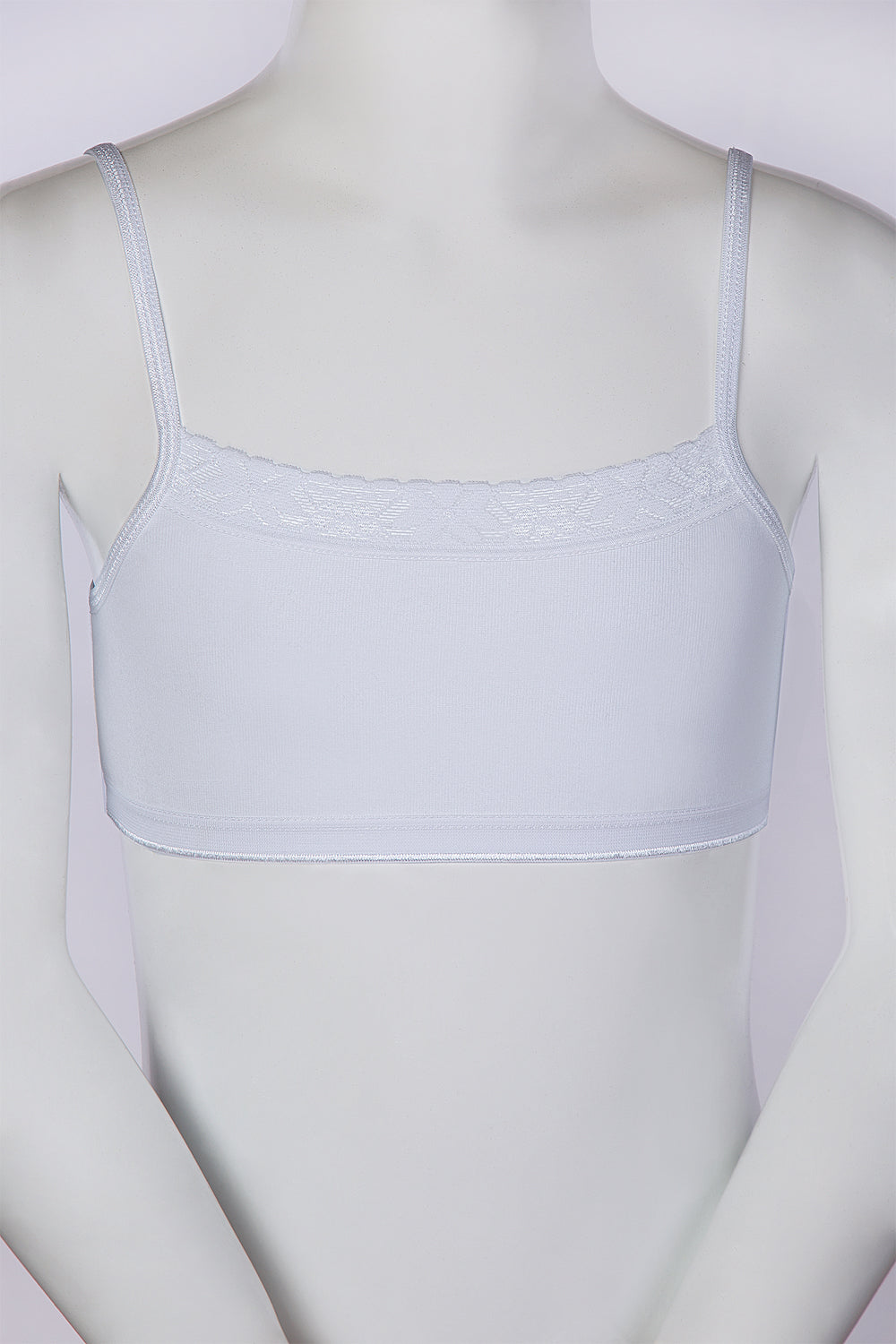 Girls White training bra organic cotton soft comfortable,Puberty Teena –  TUSSONI
